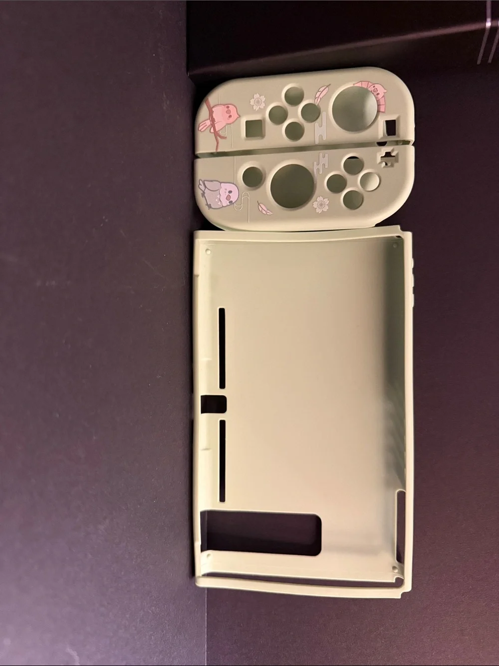 Pastel Green Cute Character Nintendo Switch Case / Cover